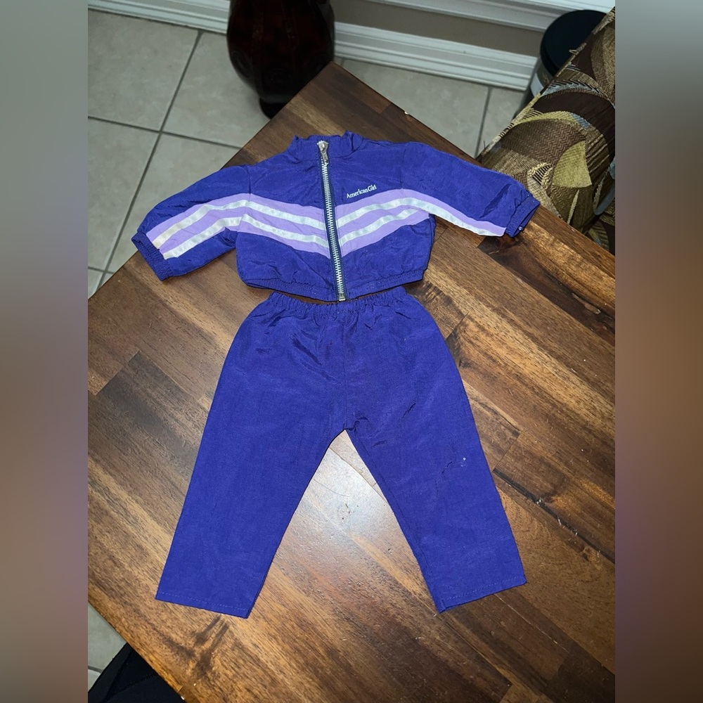 American Girl of Today Purple Gymnastics Set